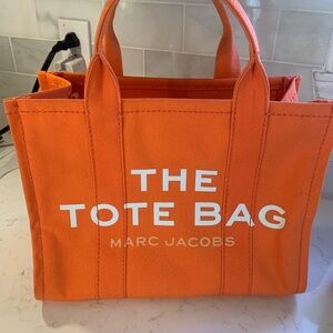 Marc Jacobs Orange The Tote bag canvas